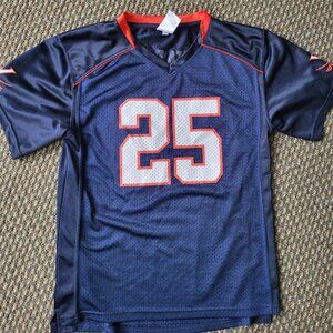 Virginia Cavaliers Football Jersey YOUTH LARGE 12/14 Blue #25 UVA Hoos NCAA A1